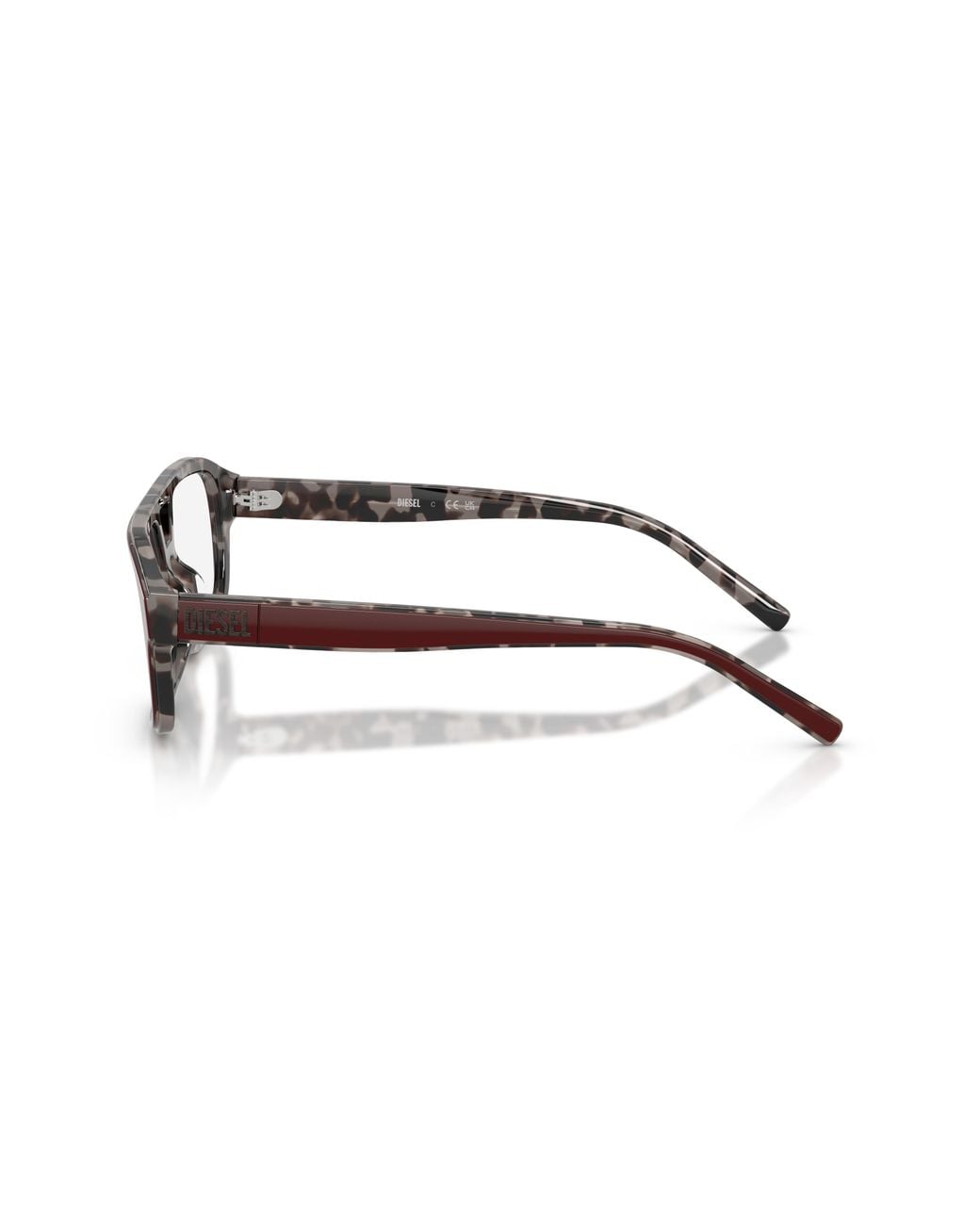 DIESEL Black Dl4029U 2072 Optical Frames Acetate Transparent Pilot Normal