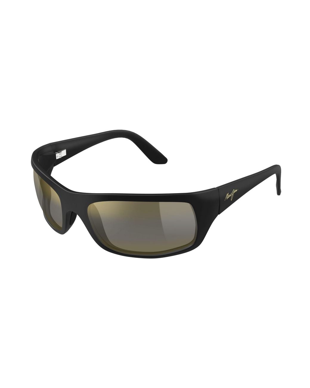 Maui Jim Black Mj0202S 002 Occhiali Da Sole Iniettato Bronzo Squadrata
