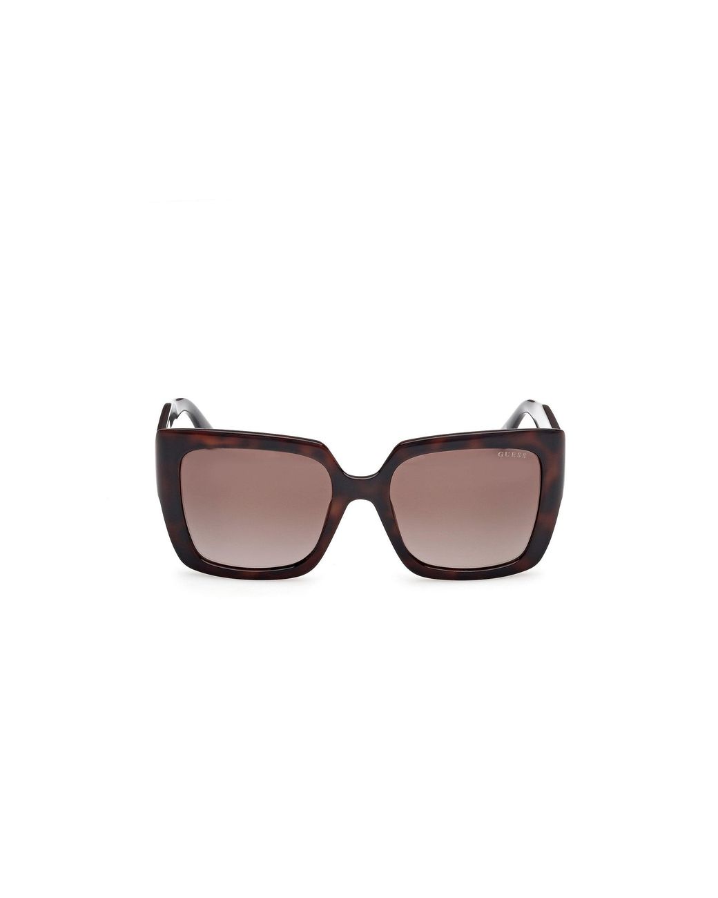 Guess Black Gu00200 52F Sunglasses Injected Marrone Squared Normal Sfumato