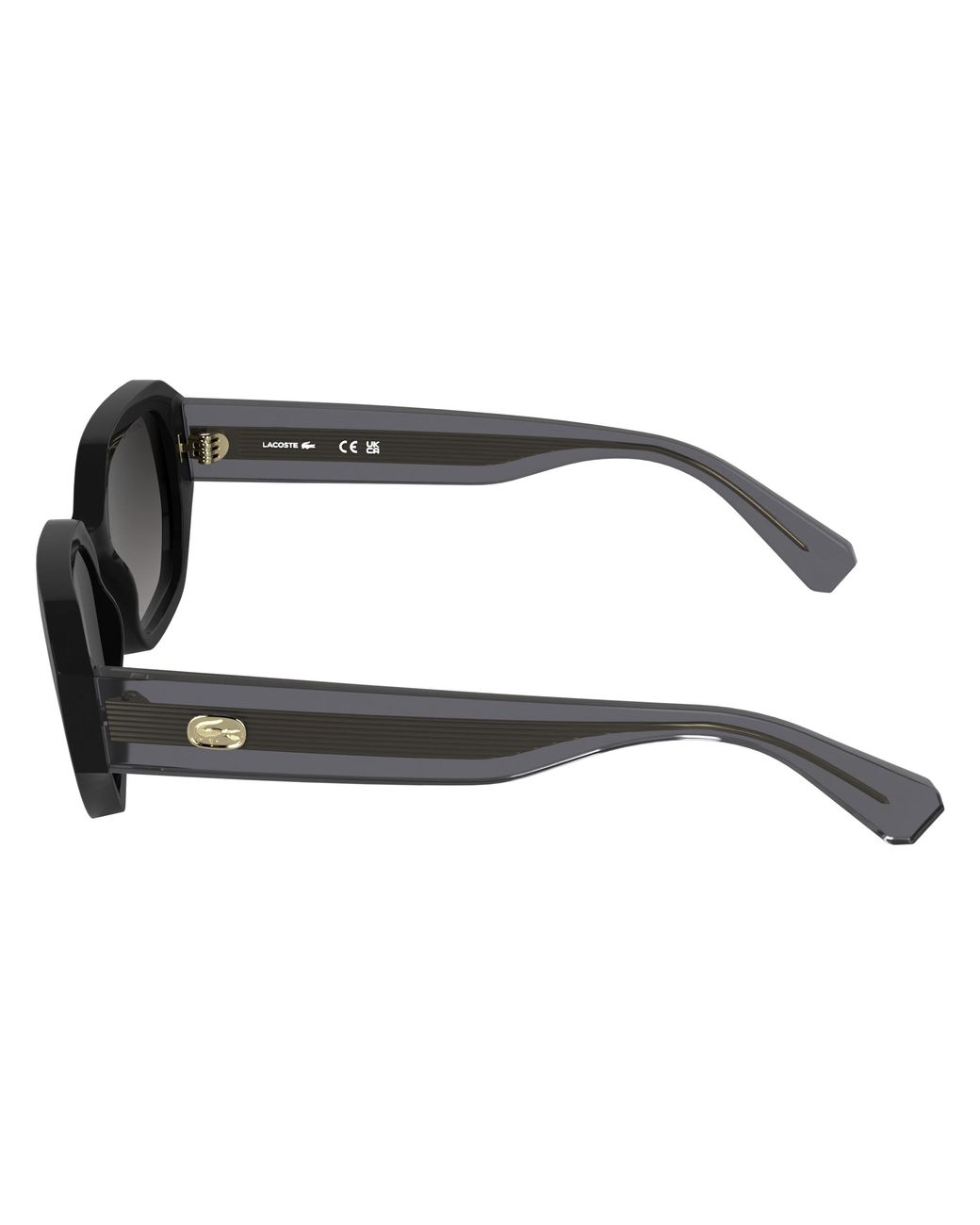 Lacoste Black L6091S 001 Sunglasses Bio-Injected Squared Normal