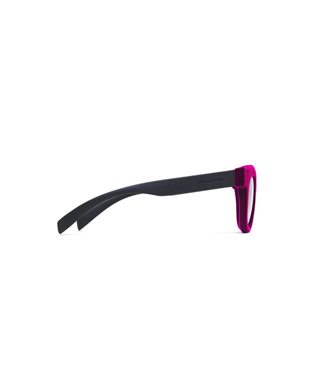 Italia Independent Black 0096V 010.000 Outlet Sunglasses Plastic Cat Eye Shaded
