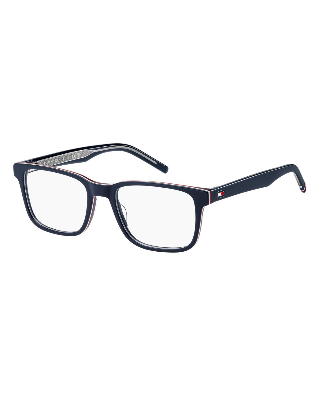 Tommy Hilfiger Black Th 2075 Pjp Optical Frames Bio-Cecid Squared for men