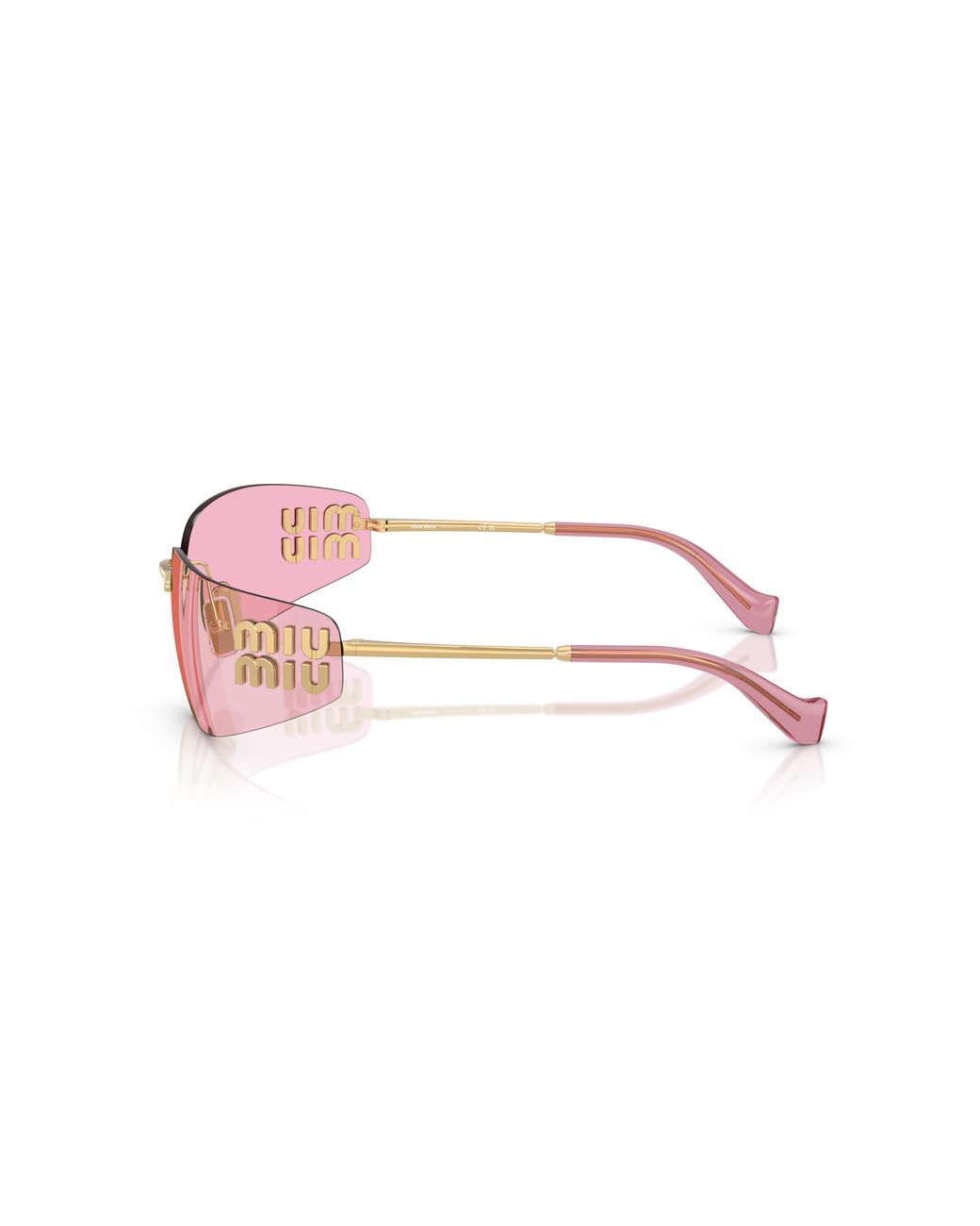 Miu Miu Black Mu A51S 5Ak90Y Sunglasses Metal Squared Normal