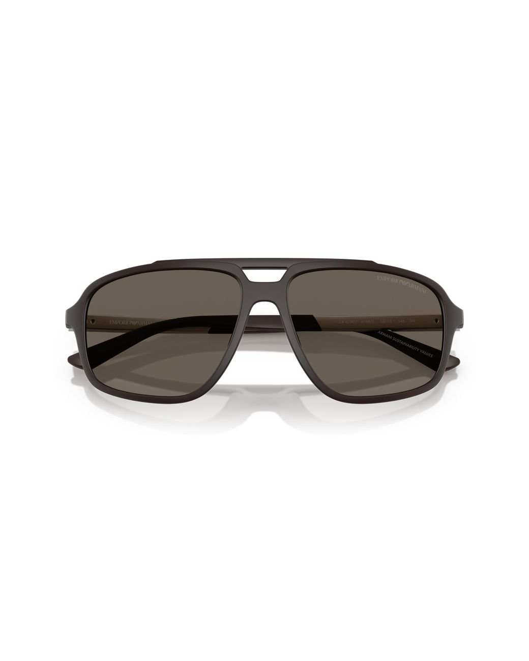 Emporio Armani Black Ea4236U 6186/3 Sunglasses Injected Pilot Normal for men