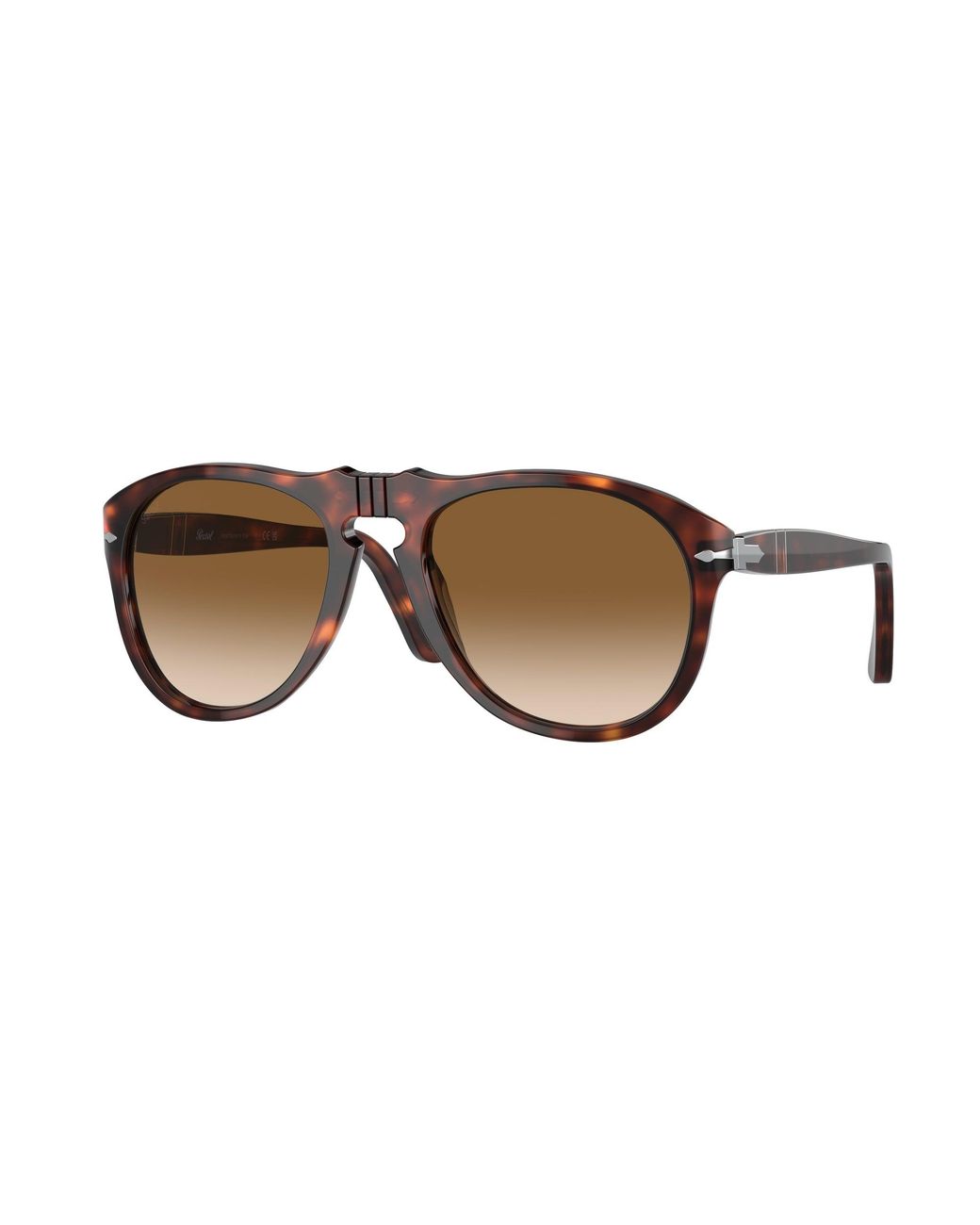 Persol Black Po0649 24/51 Sunglasses Acetate Pilot Normal for men