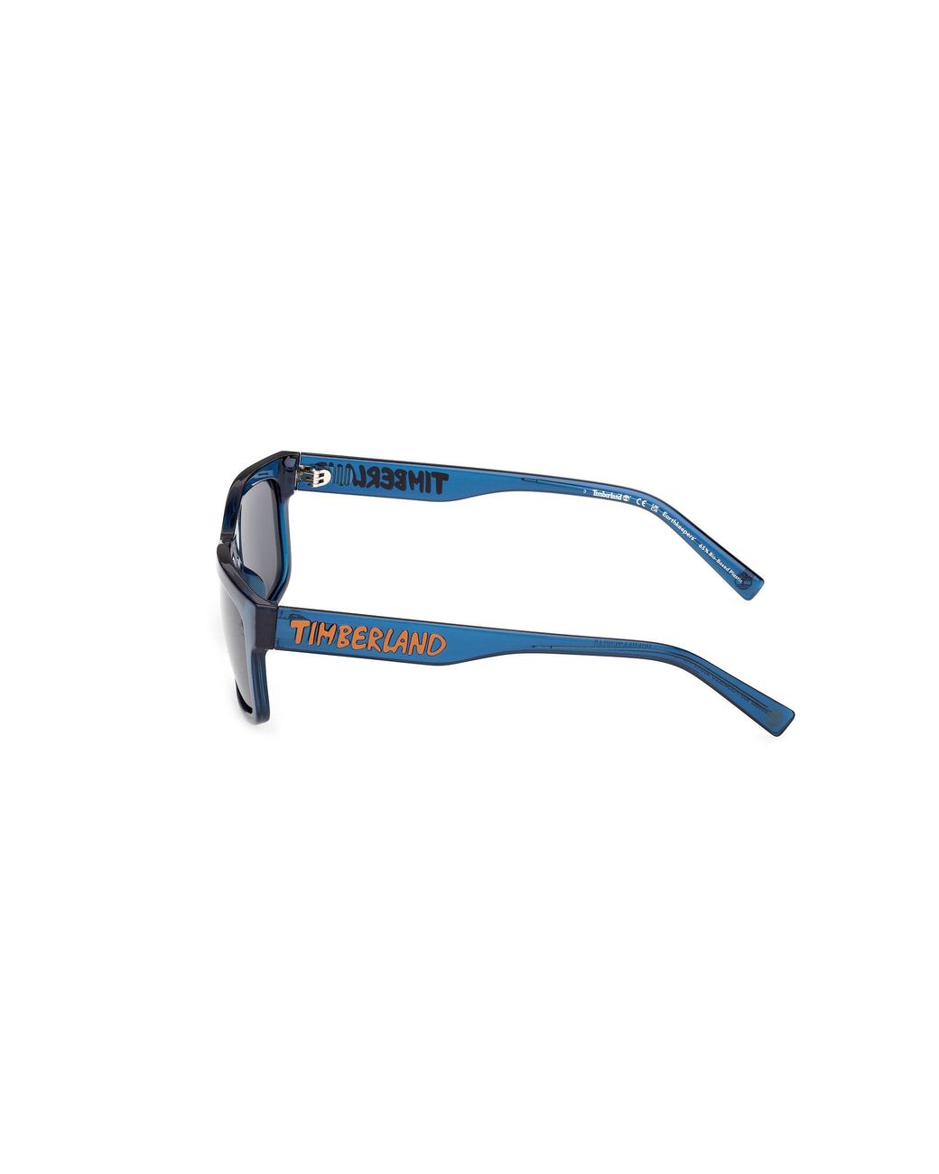 Timberland Blue Tb00080 90D Sunglasses Injected Smoke Squared Polarized