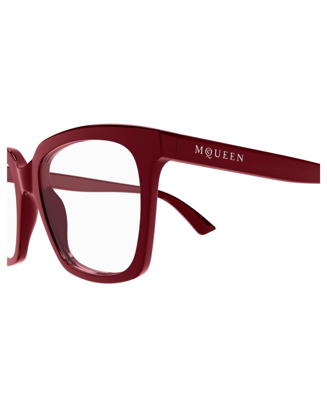 McQueen Black Am0513O 005 Optical Frames Acetate Transparent Cat Eye