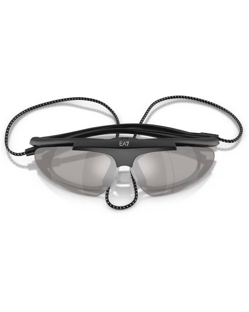 Moncler Black Q74010 62886G Sunglasses Injected Geometric Mirror for men