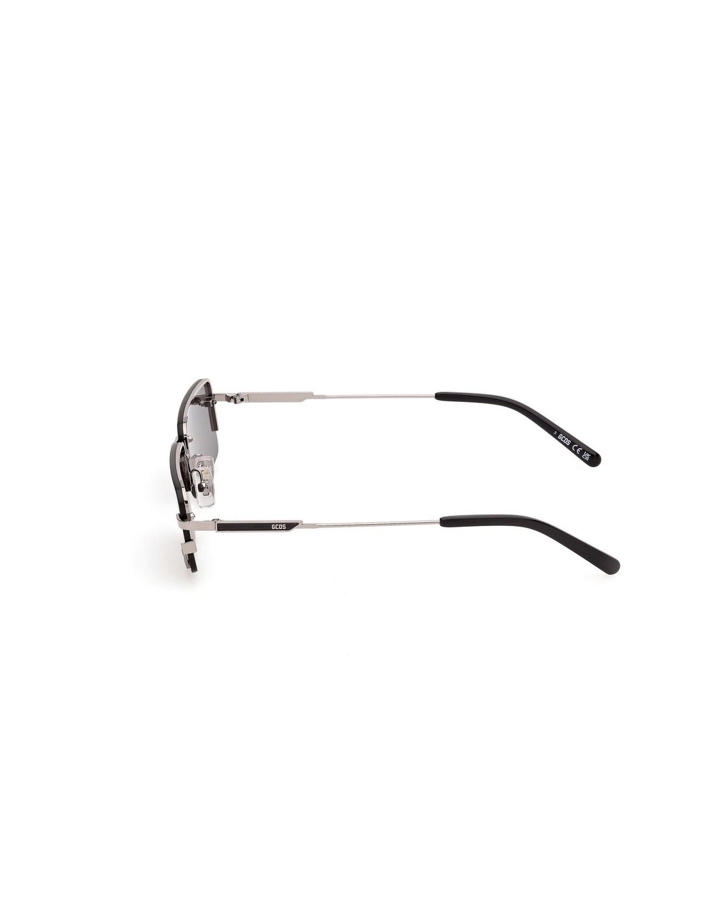 Gcds Black Gd0083 14A Sunglasses Metal Smoke Normal