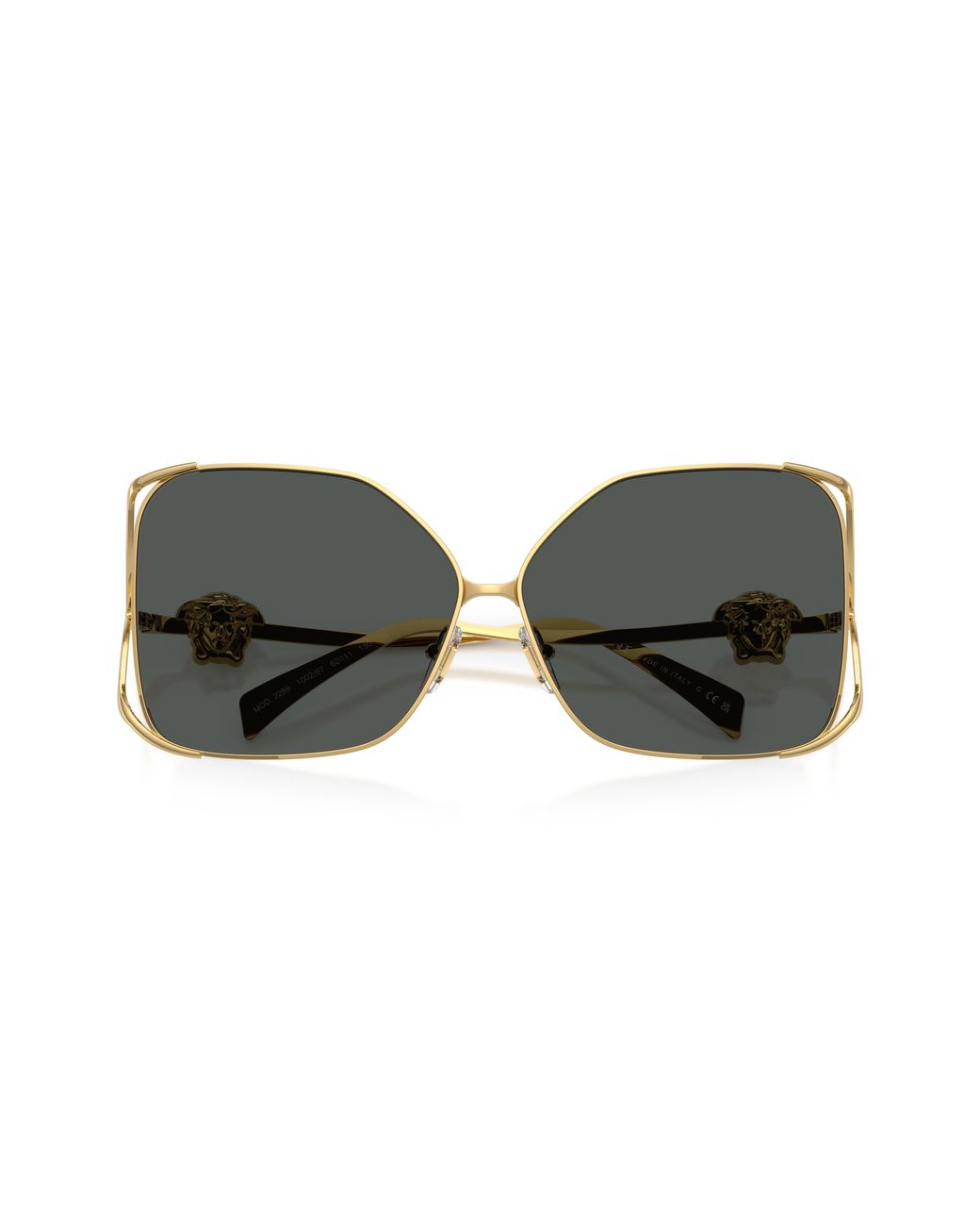 Versace Black Ve2288 100287 Sunglasses Steel Squared Normal