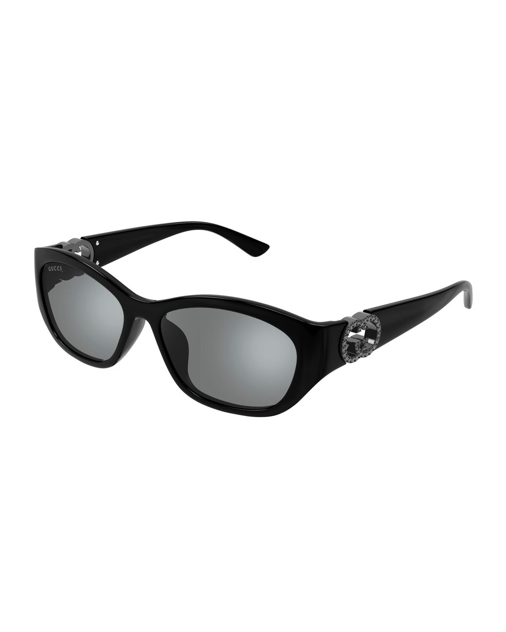 Gucci Black Gg1826Sk 004 Sunglasses Injected Round