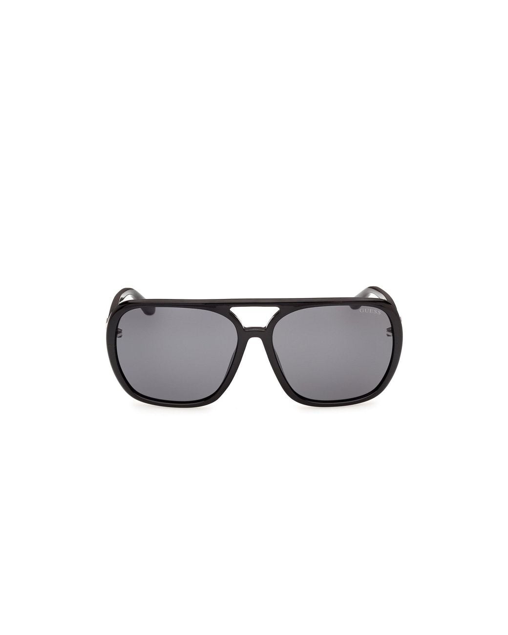 Guess Black Gu00351 01A Sunglasses Injected Smoke Pilot Normal