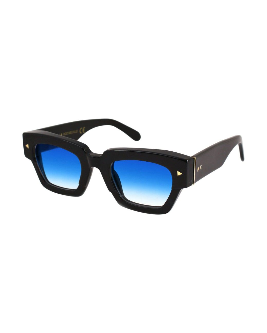 Xlab Blue Melville Sunglasses Acetate Smoke Squared Polarized