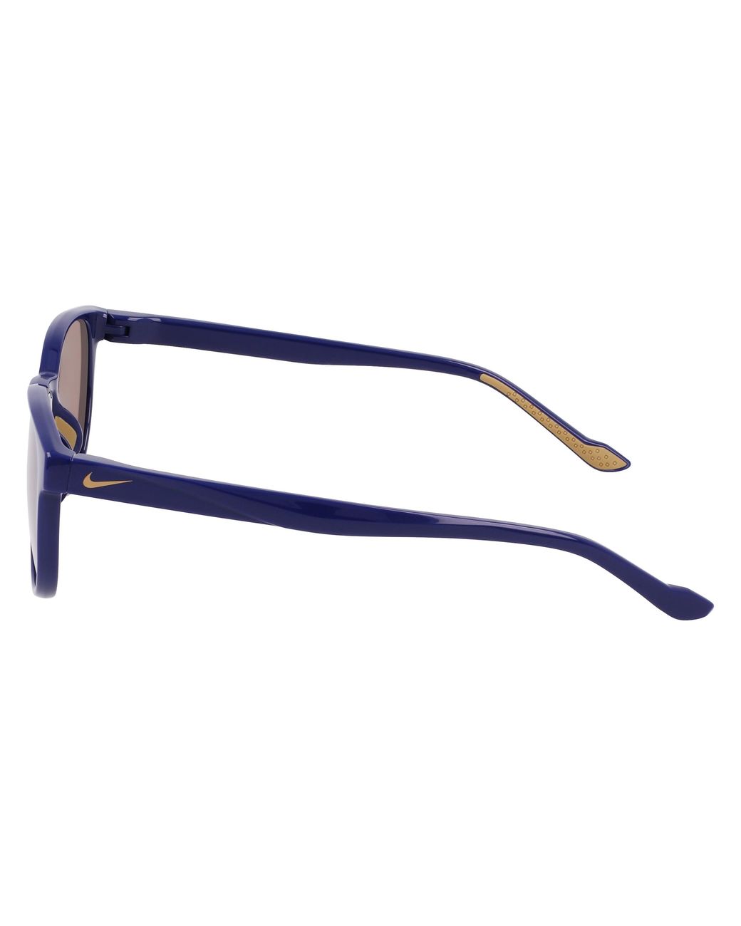 Nike Black Temper Flow If1101X 492 Sunglasses Injected Marrone Round Normal for men