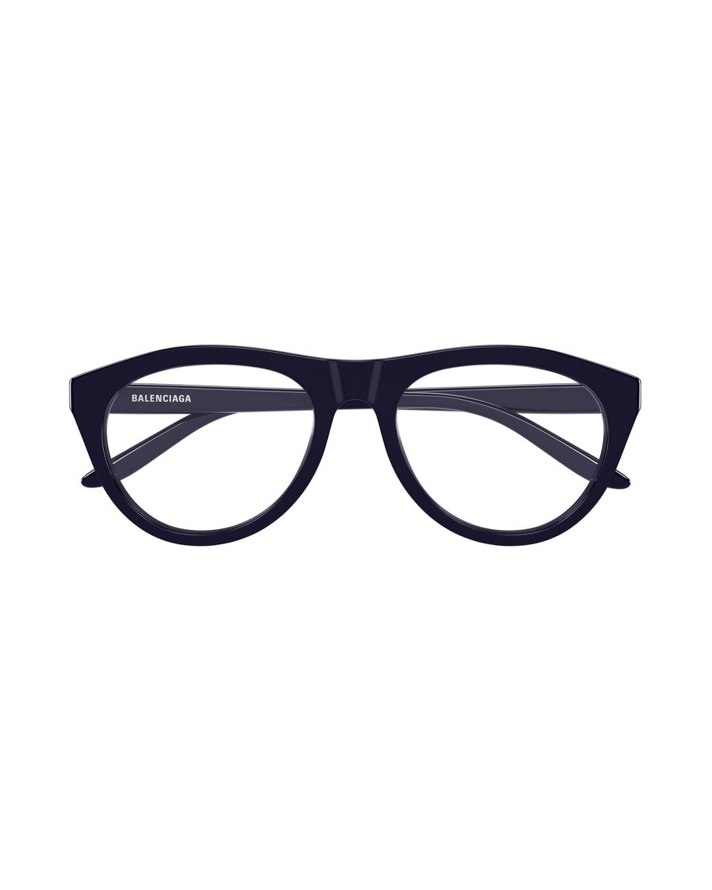 Balenciaga Black Bb0533O 006 Montature Da Vista Acetato Trasparente Pilot