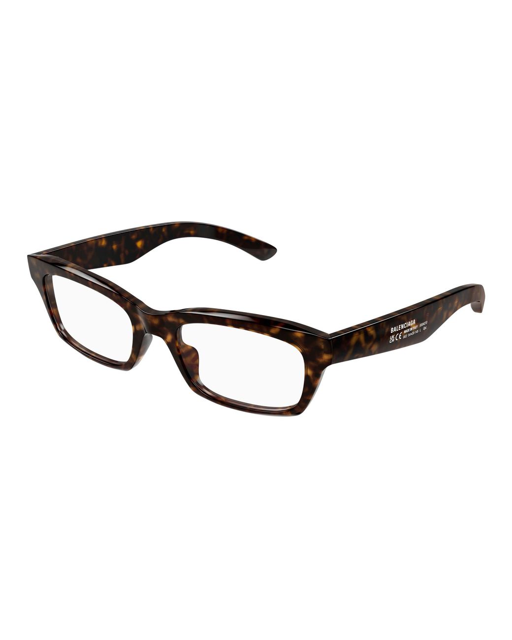 Balenciaga Black Bb0427O 002 Optical Frames Acetate Transparent Squared for men