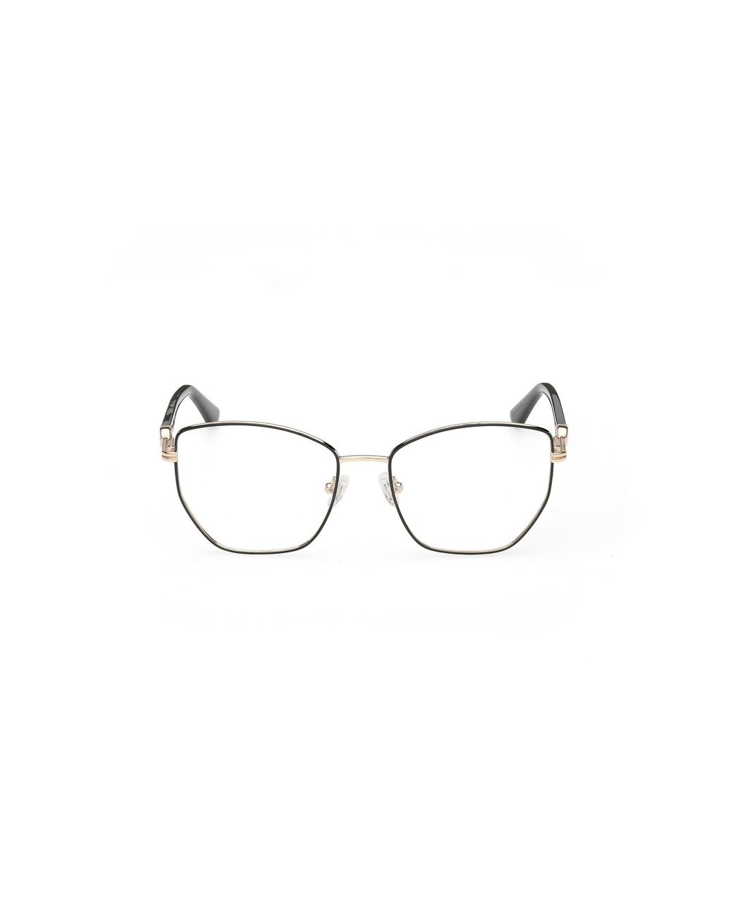 Guess Black Gu50312 096 Optical Frames Metal Geometric Normal