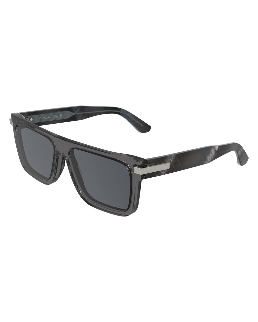 Calvin Klein Black Ck26505S 035 Sunglasses Acetate Smoke Squared Normal