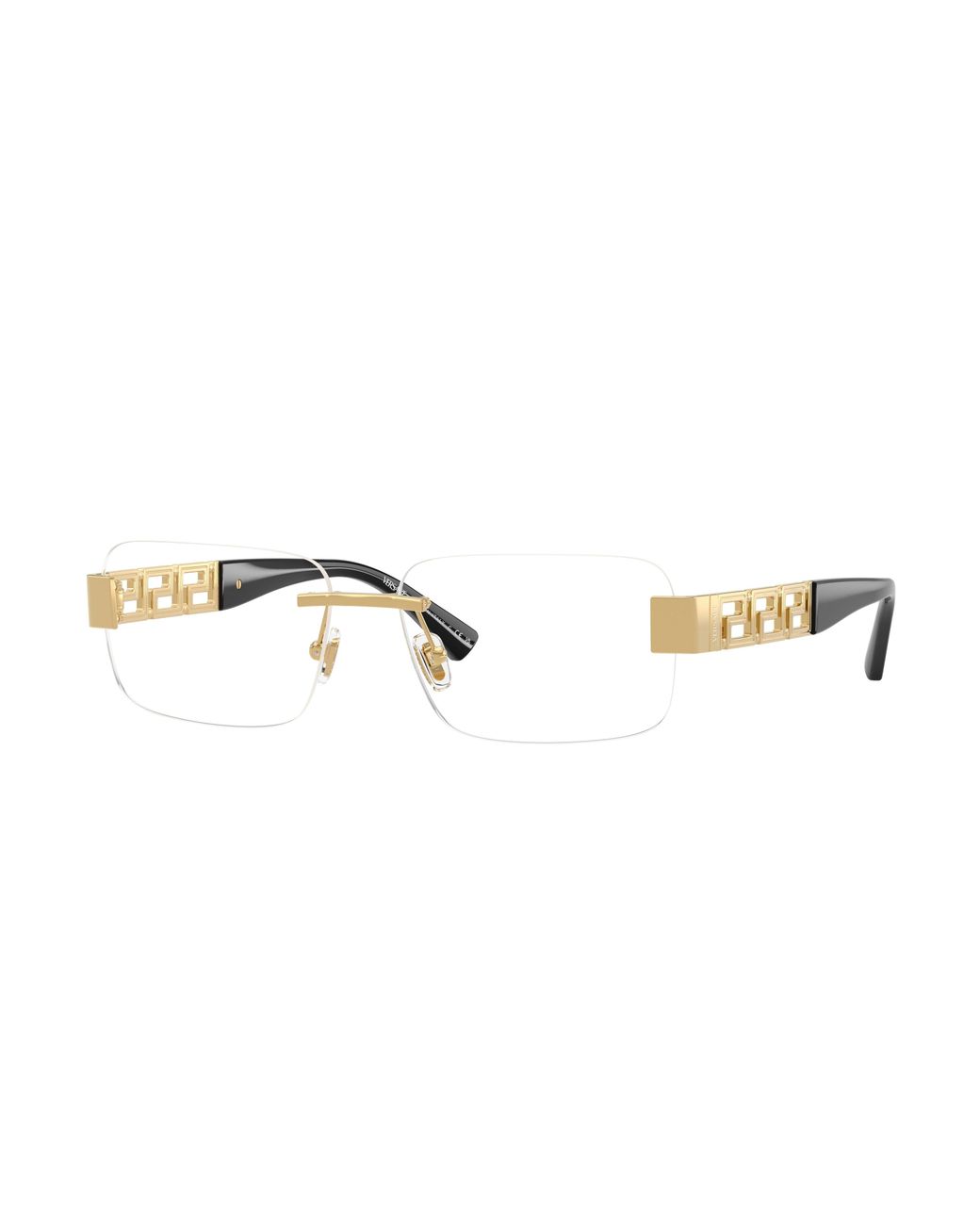 Versace Black Ve1310 1002 Optical Frames Metal Pillow Normal for men