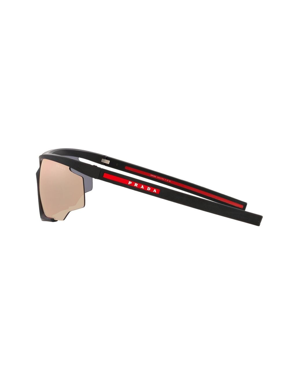 Paradas Linea Rosa Prada Linea Rossa Ps 07Ys Dg010A Sunglasses Injected Geometric Normal ...