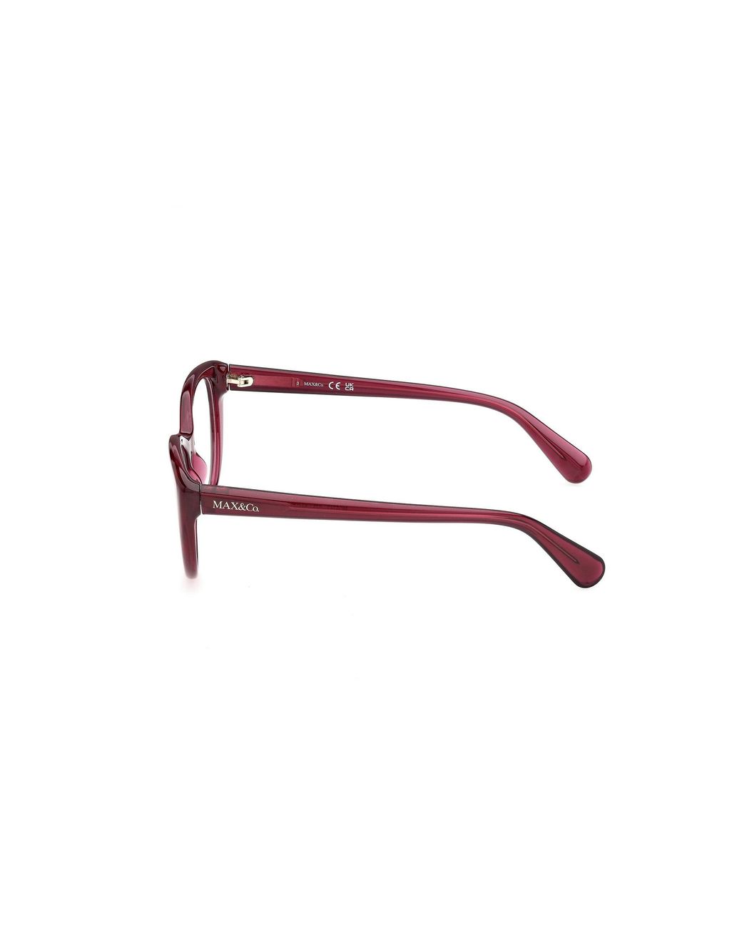 MAX&Co. Black Mo5242 75 Optical Frames Injected Round Normal