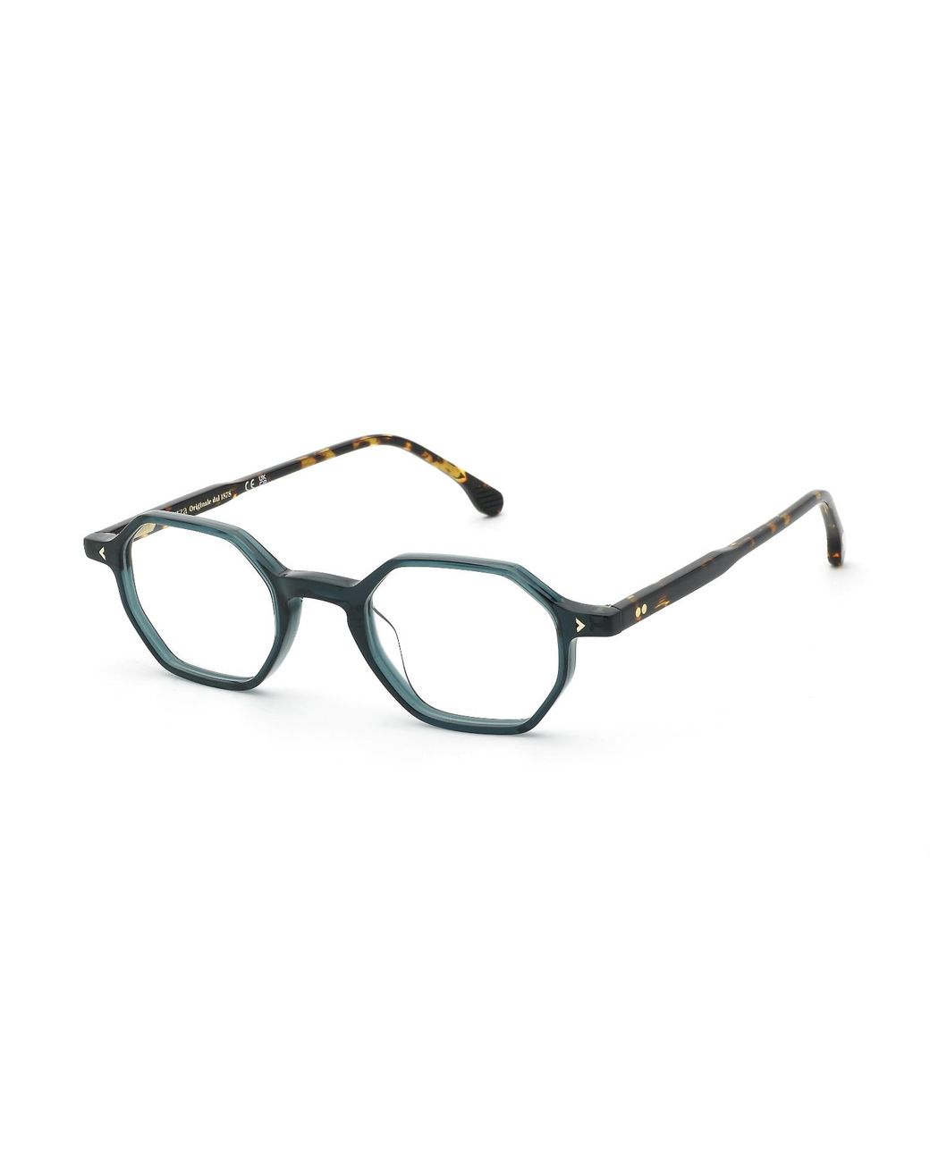 Lozza Black Vl4422 Capalbio 1 0J80 Optical Frames Acetate Geometric for men