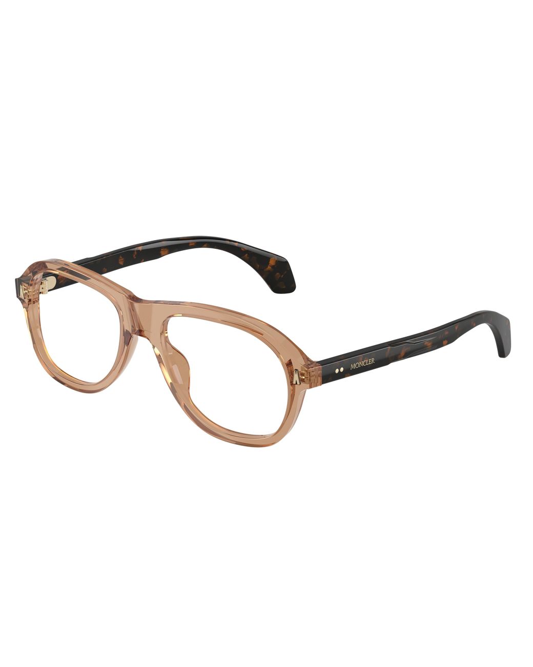 Moncler Black Me2025U 3037 Optical Frames Acetate Transparent Pillow Normal