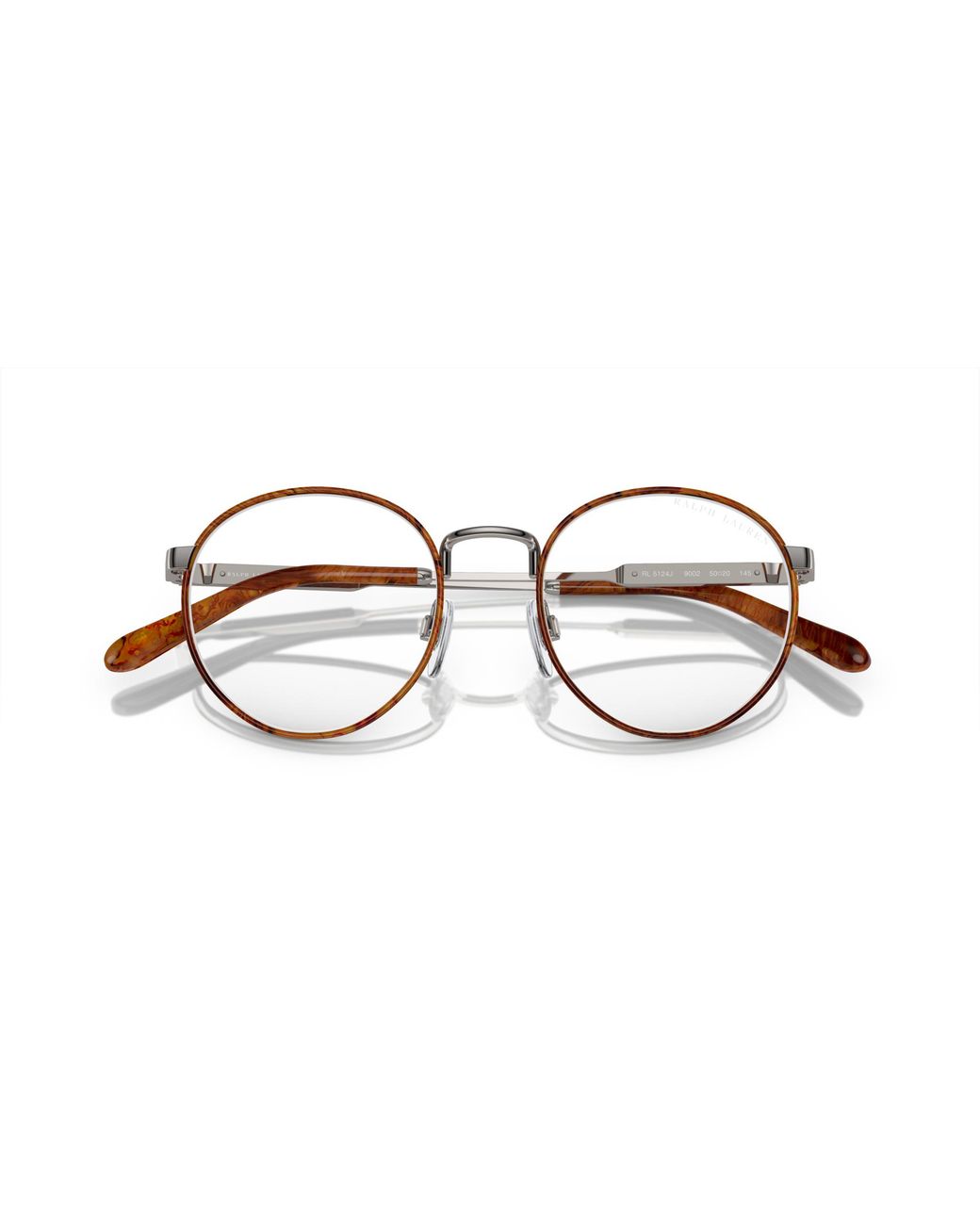 Ralph Lauren Black Rl5124J 9002 Optical Frames Metal Round Normal for men
