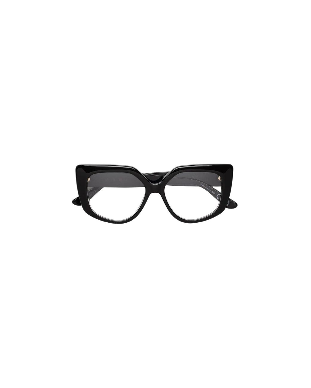 Marni Black C01 Zvier Optical Frames Acetate Geometric