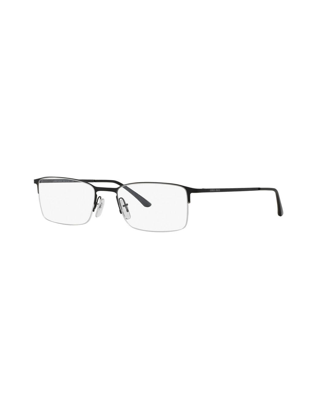 Giorgio Armani Black Ar5010 3001 Optical Frames Steel Squared Normal for men