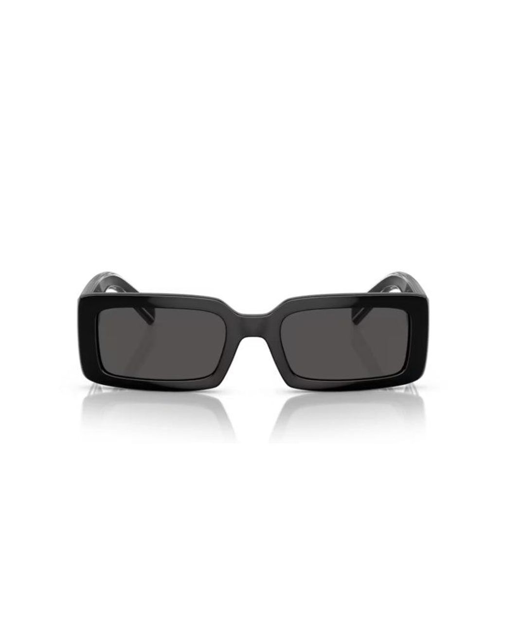 Dolce & Gabbana Black Dg6187 501/87 Sunglasses Injected Squared Normal