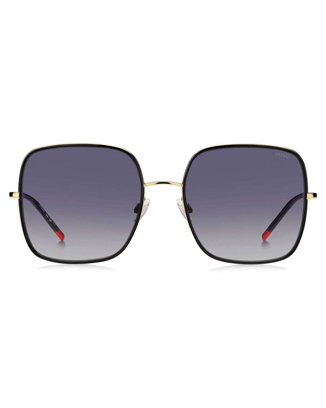Boss Black Hg 1293/S Rhl/9O Sunglasses Metal Squared Shaded