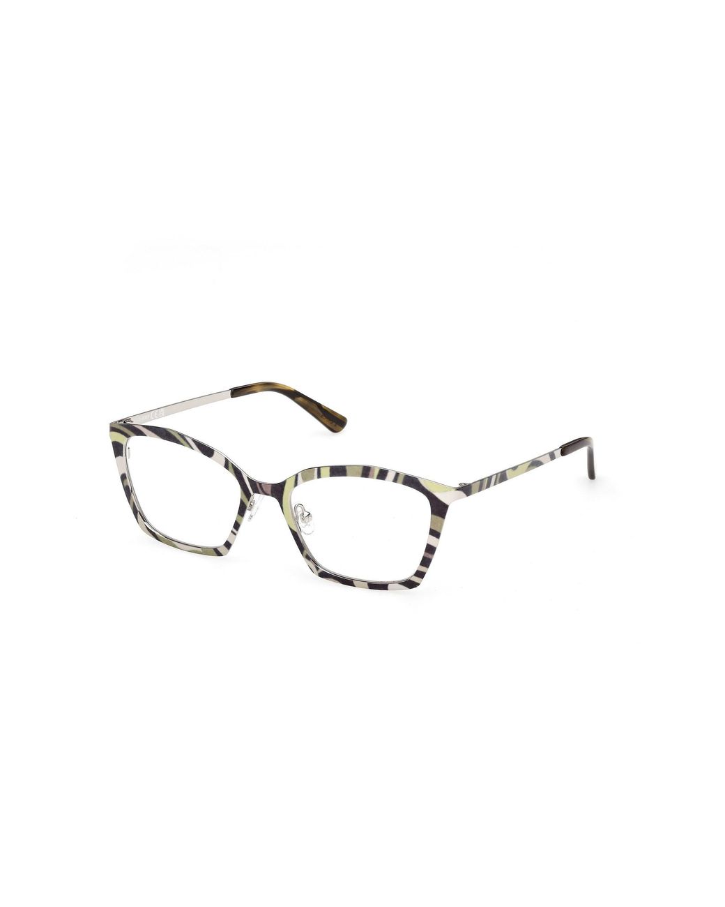 Emilio Pucci Black Ep5276 099 Optical Frames Metal Squared Normal