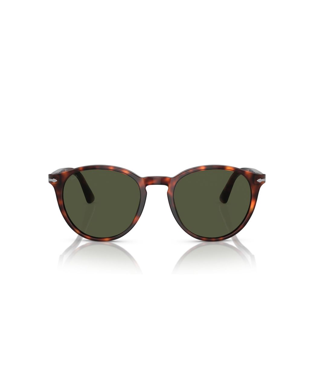 Persol Black Po3152S 901531 Sunglasses Acetate Round Normal for men