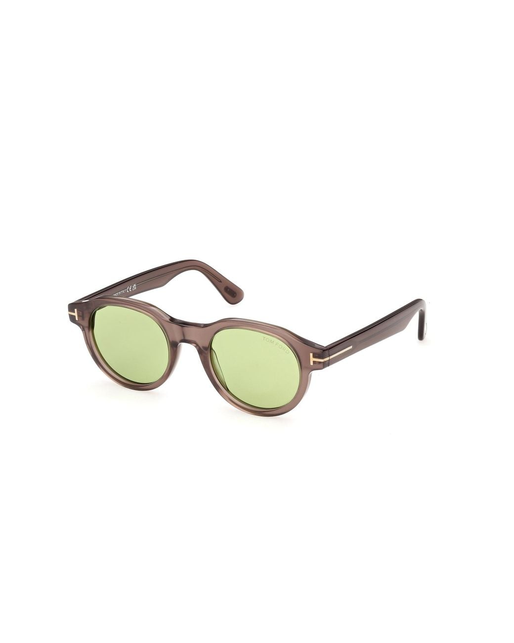 Tom Ford Black Ft1404 Nils-02 48N Sunglasses Acetate Round Normal for men
