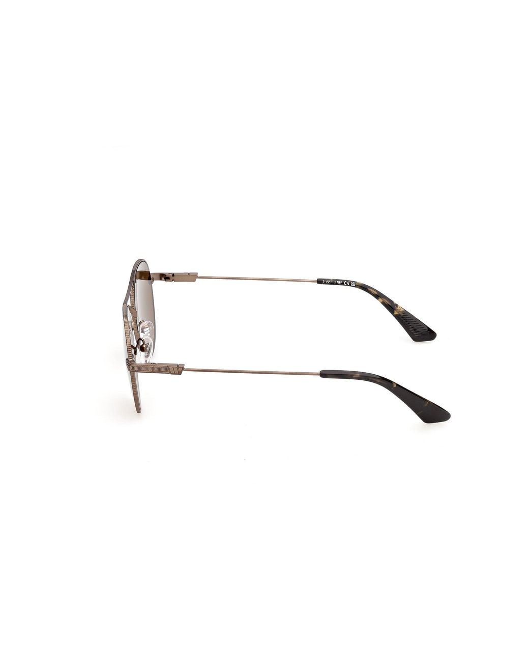 Web Black We0403 37E Sunglasses Metal Round Normal for men