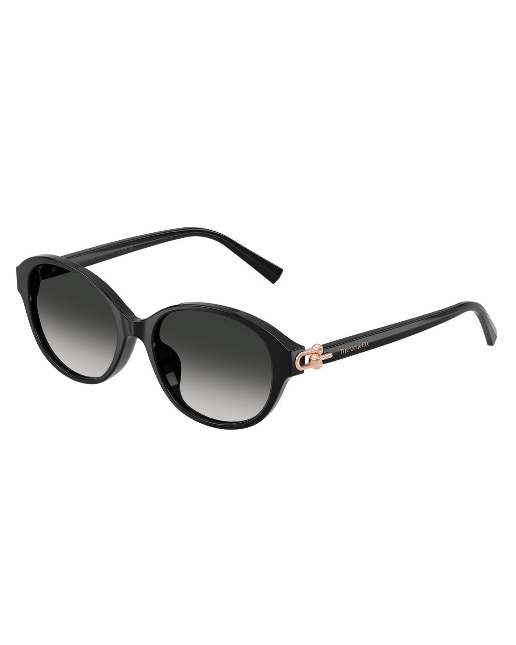 Tiffany & Co Black Tf4263D 80013C Sunglasses Acetate Round Normal Nuanced