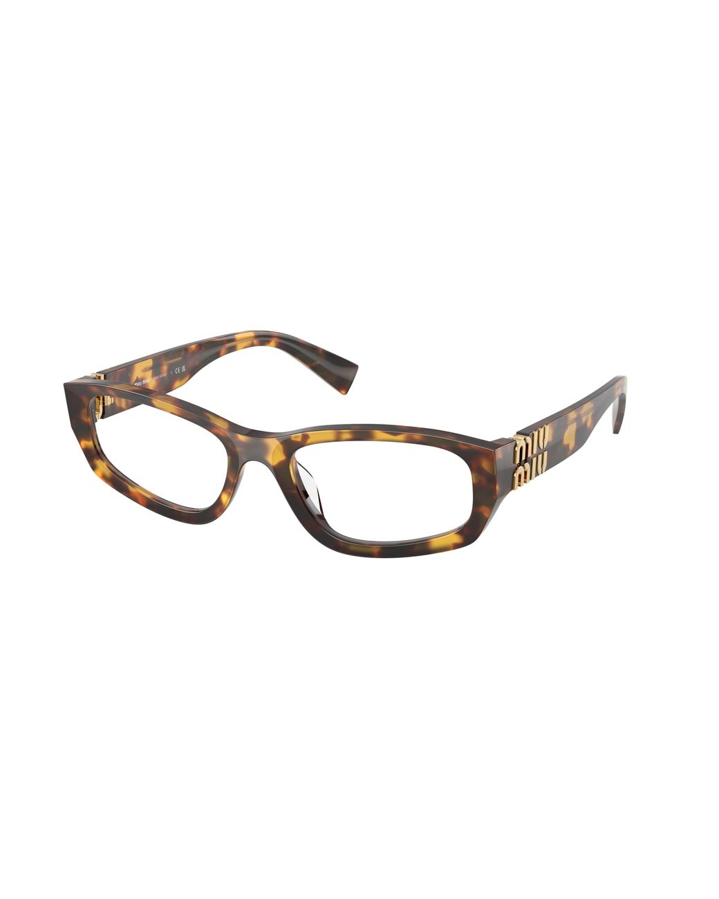 Miu Miu Black Mu 04Yv 14L1O1 Optical Frames Acetate Geometric Normal