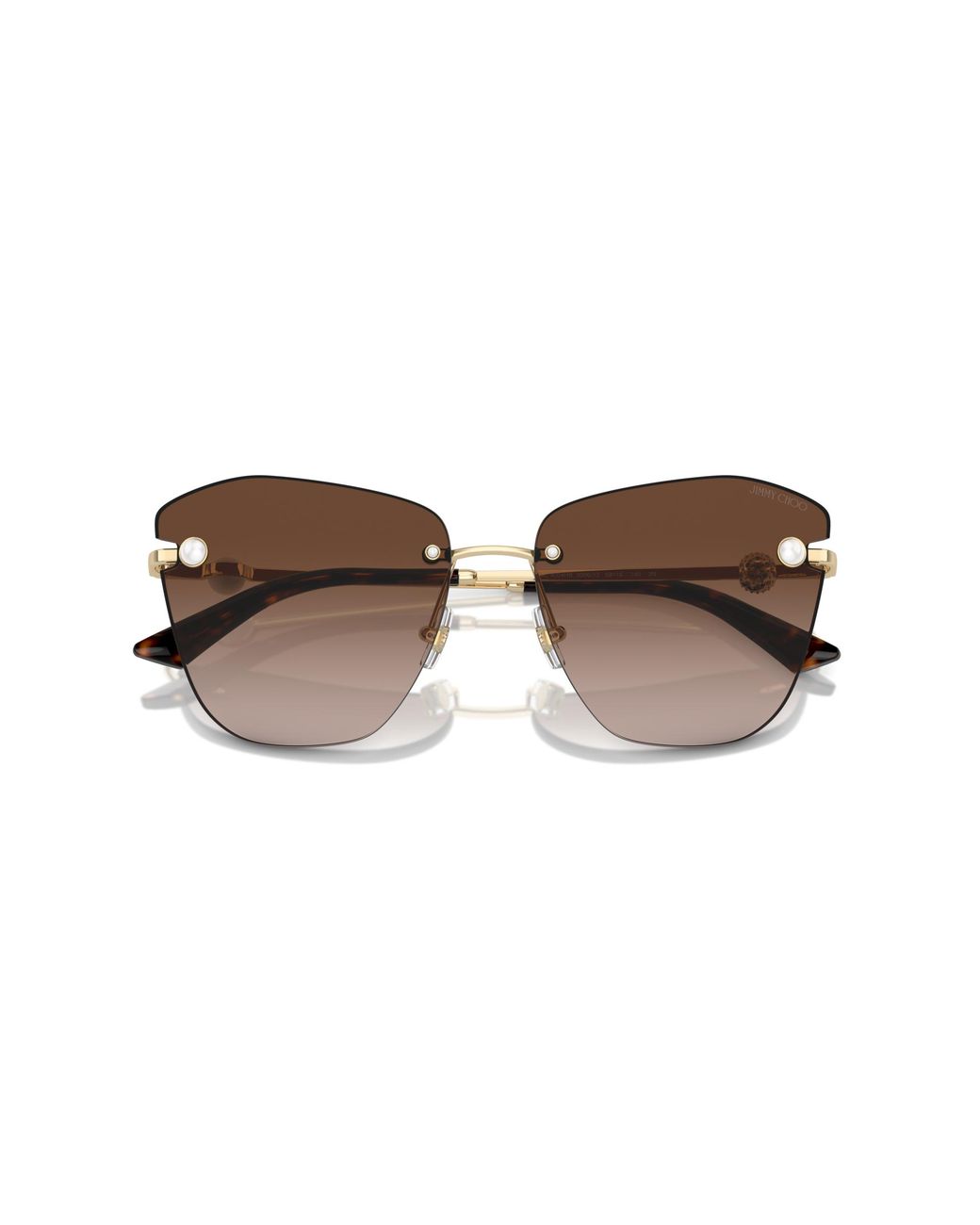 Jimmy Choo Black Jc4004Hb 300613 Sunglasses Metal Butterfly Normal Shaded