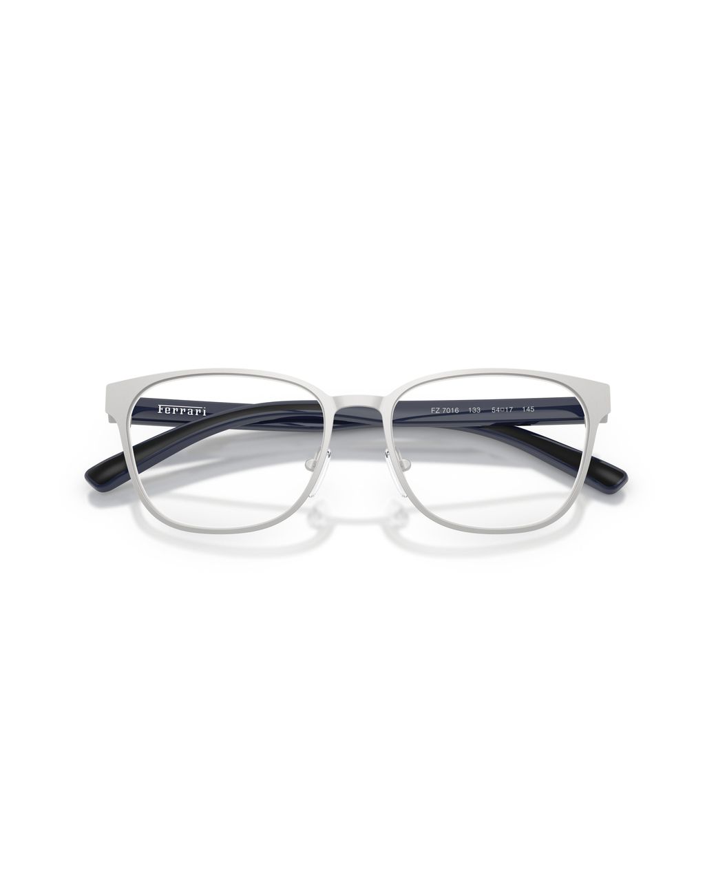 FERRARI SCUDERIA Black Fz7016 133 Optical Frames Metal Round Normal for men