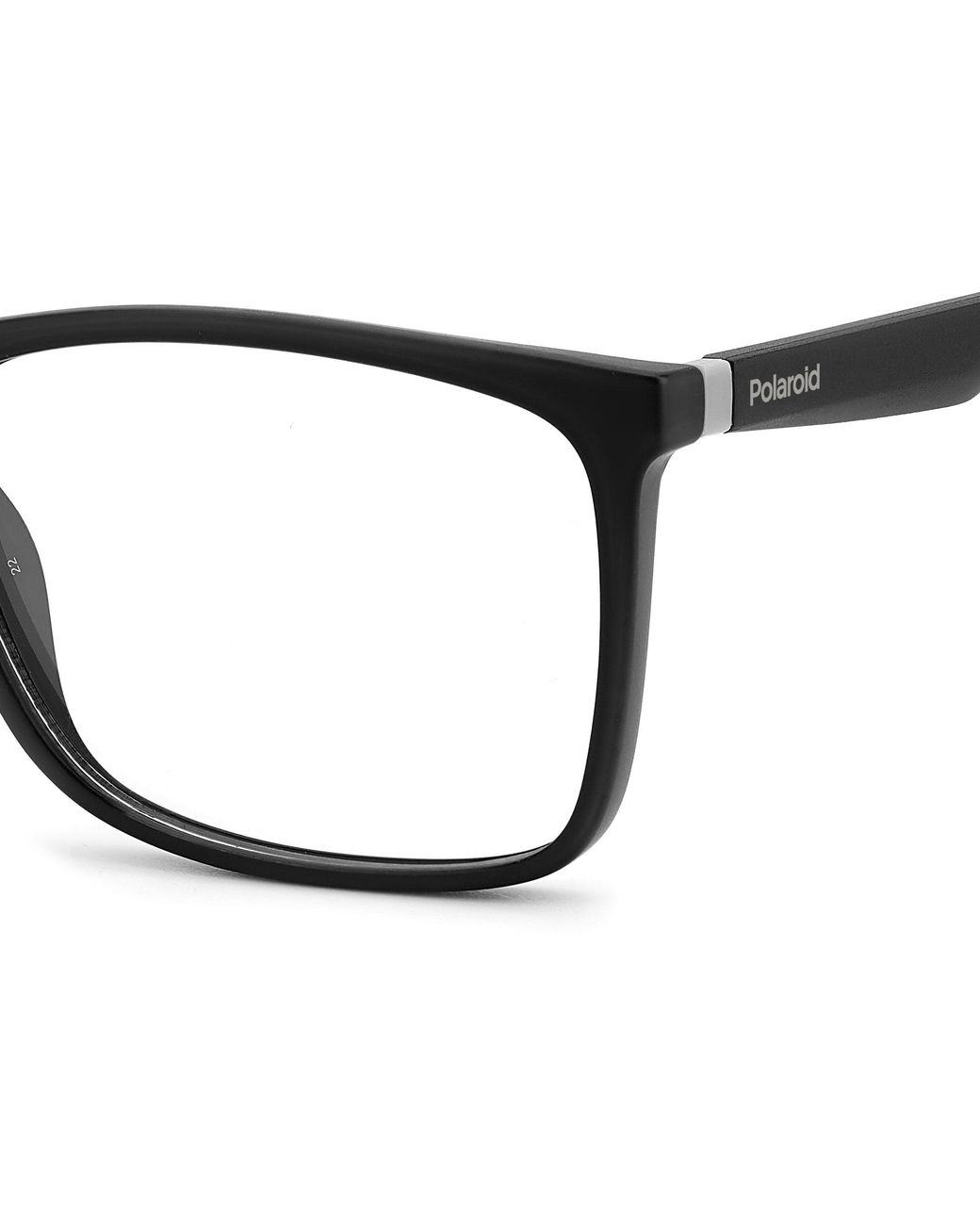 Polaroid Black Pld D477 08A Optical Frames Bio Polyamide Squared for men