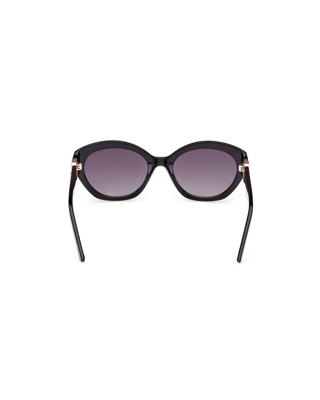 Guess Black Gu00104 01B Sunglasses Injected Round Normal Shaded