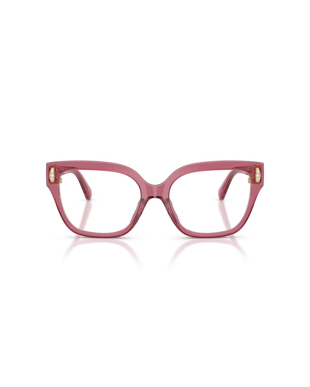 Swarovski Black Sk2076U 1107 Optical Frames Acetate Transparent Squared Normal