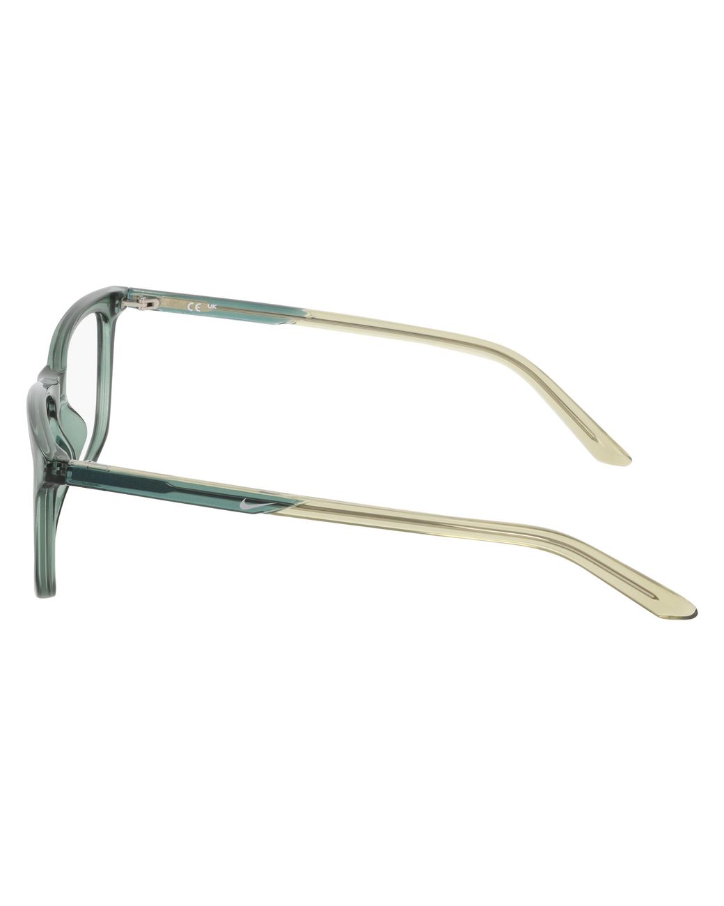 Nike Black 7132 301 Optical Frames Bio-Injected Squared Normal for men