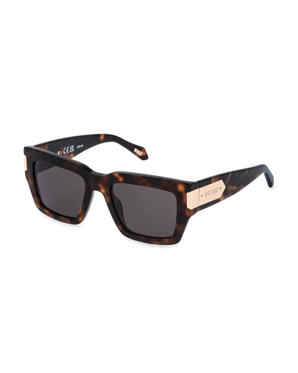 Just Cavalli Black Sjc177V 09Aj Sunglasses Acetate Squared Normal