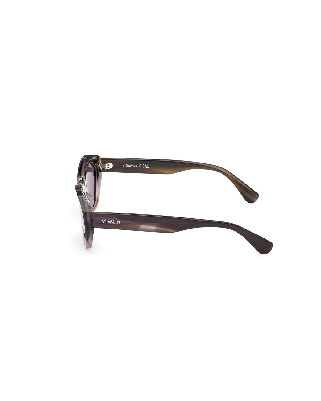 Max Mara Black Mm0169 Kate 83Y Sunglasses Acetate Geometric Normal