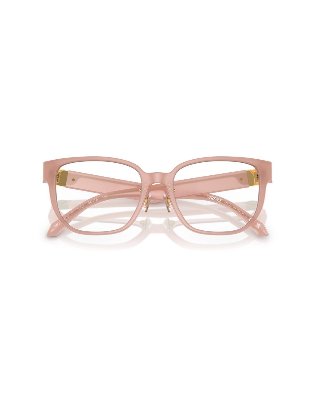 Versace Black Ve3360D 5394 Optical Frames Acetate Squared Normal