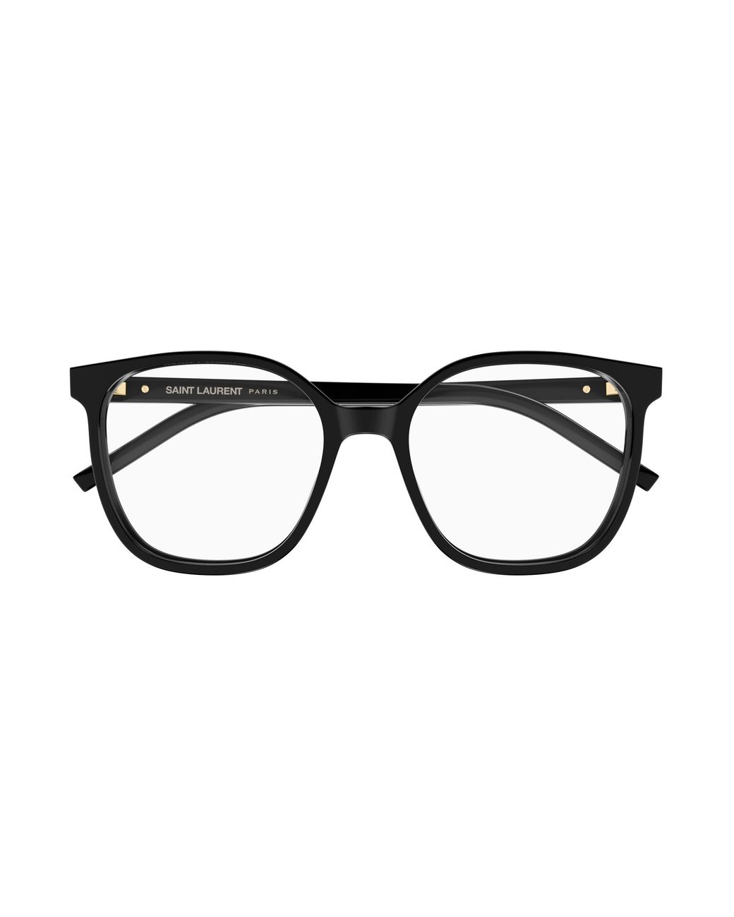 Saint Laurent Black Sl M155 001 Optical Frames Acetate Transparent Cat Eye "Antiriflesso"