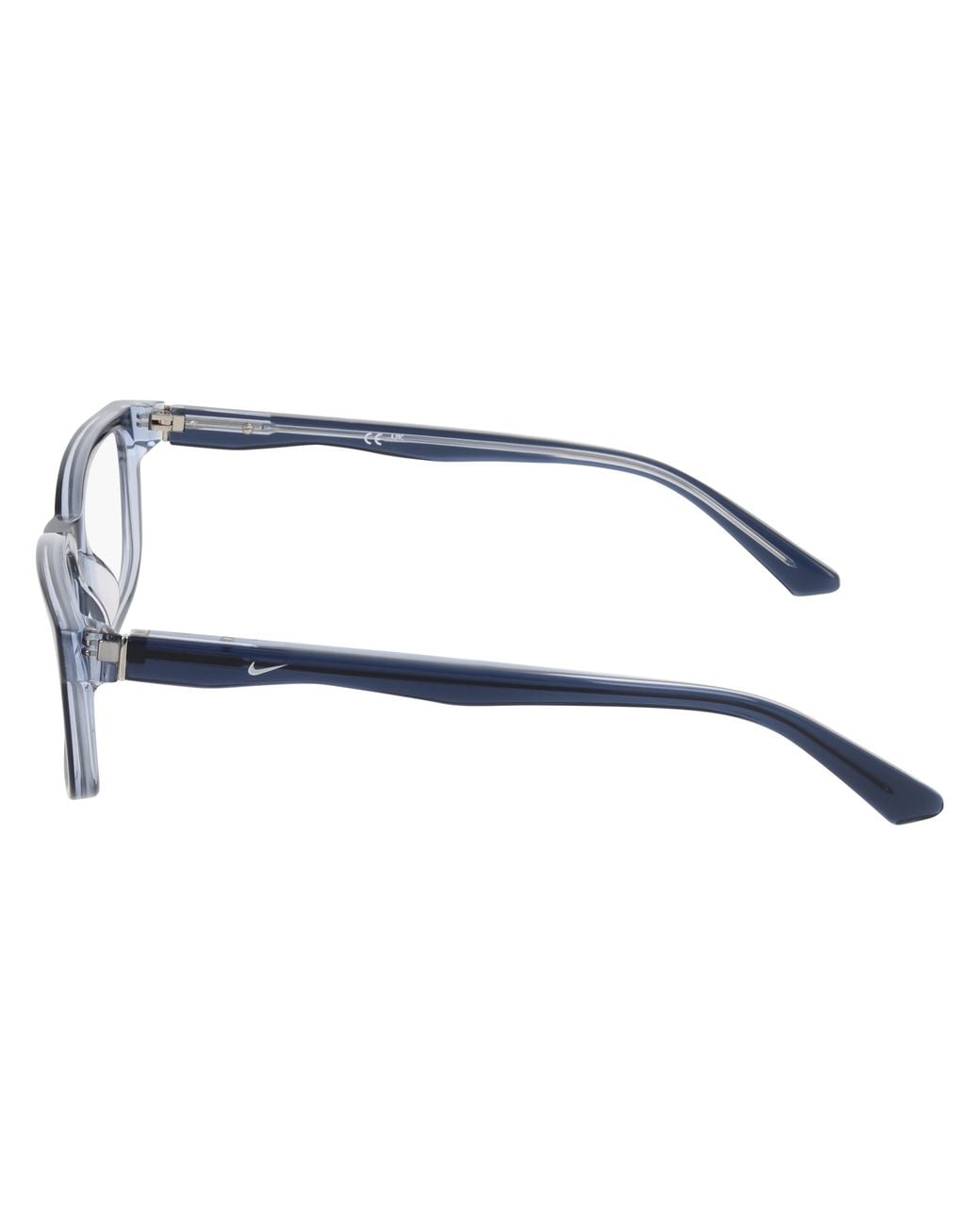 Nike Black 7181 318 Optical Frames Acetate Squared Normal for men