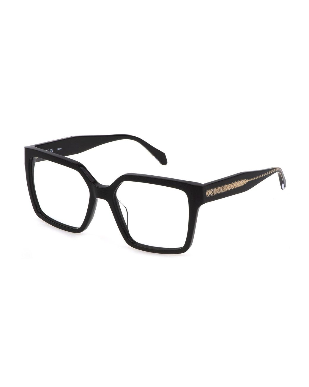 Just Cavalli Black Vjc006 0700 Optical Frames Acetate Squared
